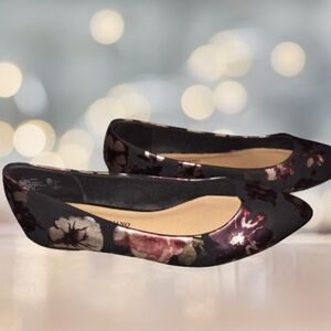 Christian Siriano floral ballet flats
